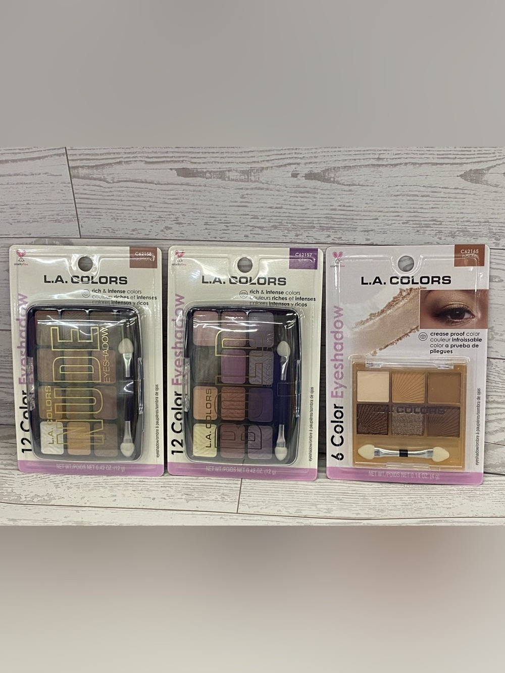 L.A. colors eyeshadow palettes 9 set